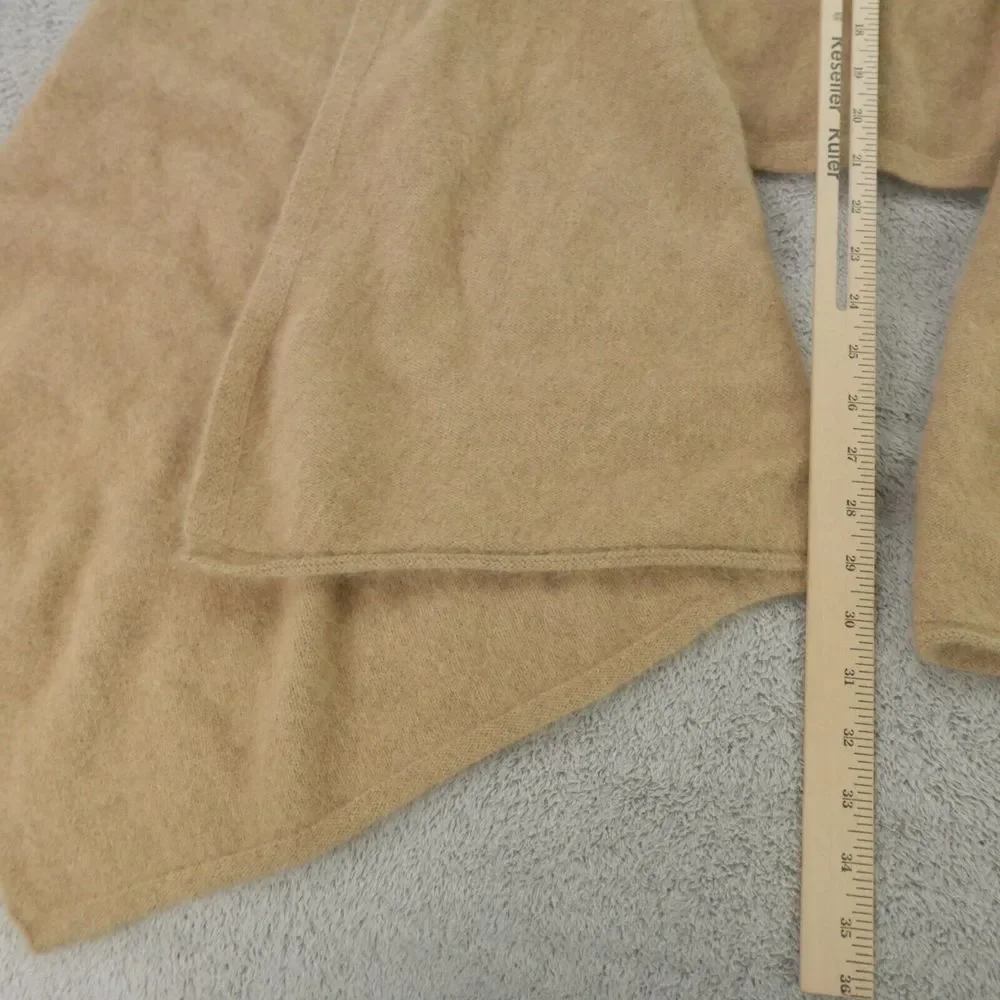 CT Plage Sweater Wrap Camel Tan Racoon Fox 2 Way Stole‎